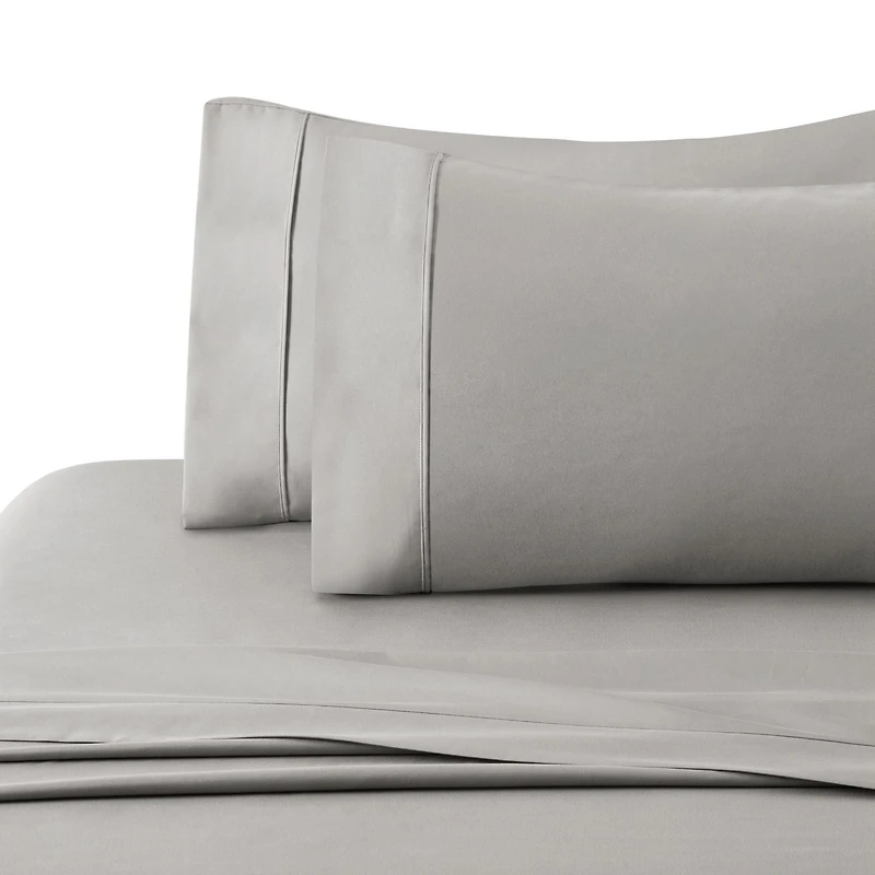 Literie Marina Decoration, 600 fils/cm², ultra douce, avec poche profonde, en coton percale à fibres longues, toutes saisons, couleur taupe