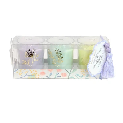 Ensemble de 3 bougies votives Botanical Light · 6.88oz<br>· 195g<br>· paquet de 3