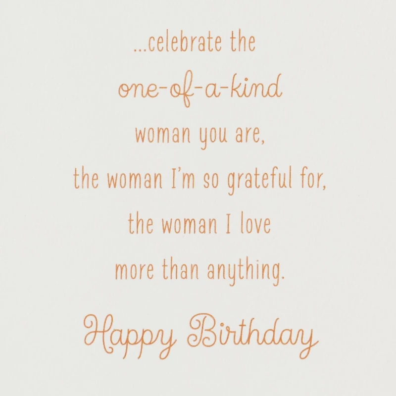 Hallmark Birthday Card for Wife