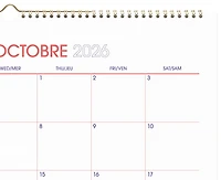 2027 Calendrier mural Mead® Color Pop