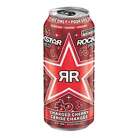 Rockstar Punched Charged Cherry Boisson Énergisante 473 mL, Canette 473mL