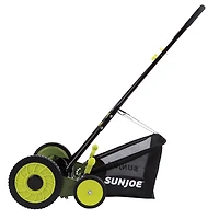 Sun Joe MJ501M Tondeuse manuelle à rouleau 18 po Mow Joe avec collecteur