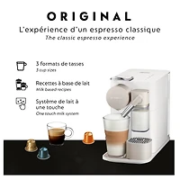 Nespresso Gran Lattissima Espresso Machine by De’Longhi, White