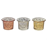 Mercury Mini Tealight Holder  - Set of 3