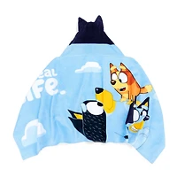 Bluey Serviette à Capuche pour Enfants, 100 % Coton