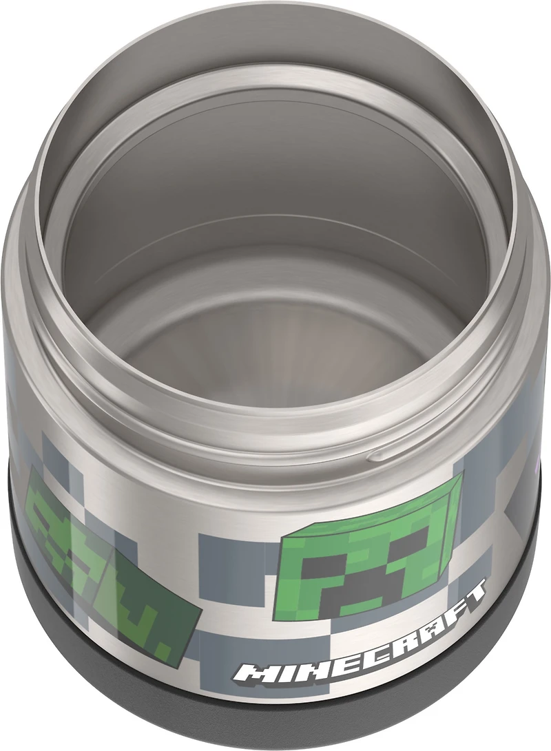 Thermos Kids Stainless Steel Vacuum Insulated FUNtainer Food Jar, 295 ml, Mincecraft, Minecraft FUNTAINER Food Jar