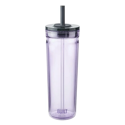 Built NY Torrent 24oz Acrylic Straw Seal Tumbler Purple