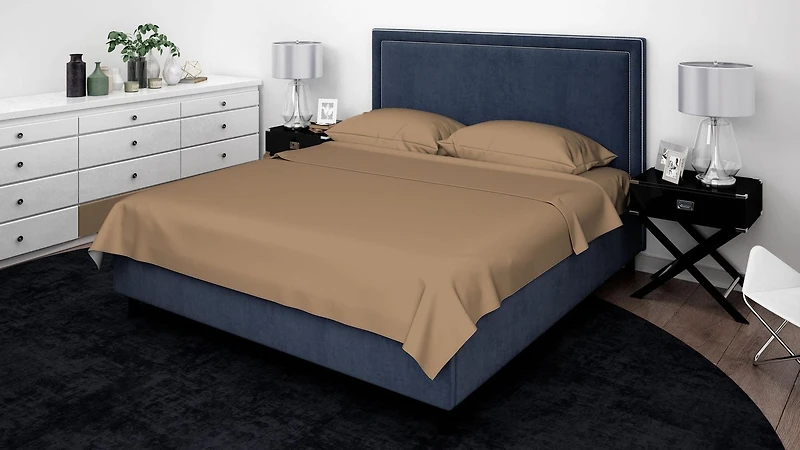 Ensemble de draps Johnson Home 400 TC - Draps 100 % coton