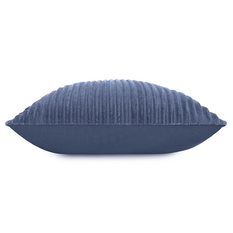Oreiller de corps en peluche bleu océan