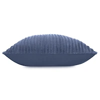Oreiller de corps en peluche bleu océan