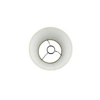 Abat-jour tambour conique Hometrends texturé taupe de 20,32 cm (8 po)