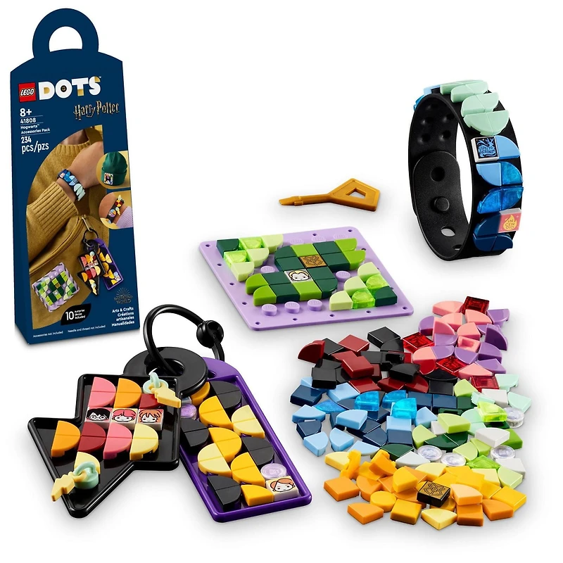 LEGO DOTS Ensemble d’accessoires Poudlard 41808 Ensemble de construction (234 pièces)