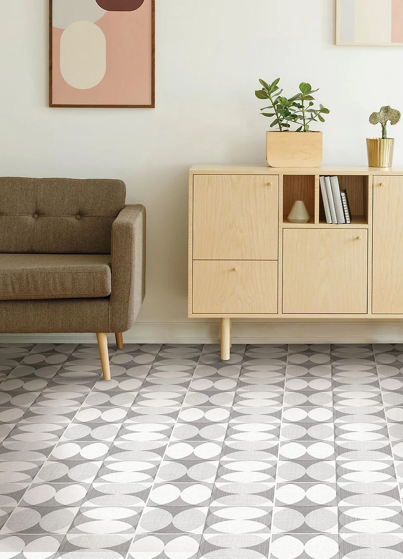 FloorPops Norma Peel & Stick Floor Tiles Set of 20