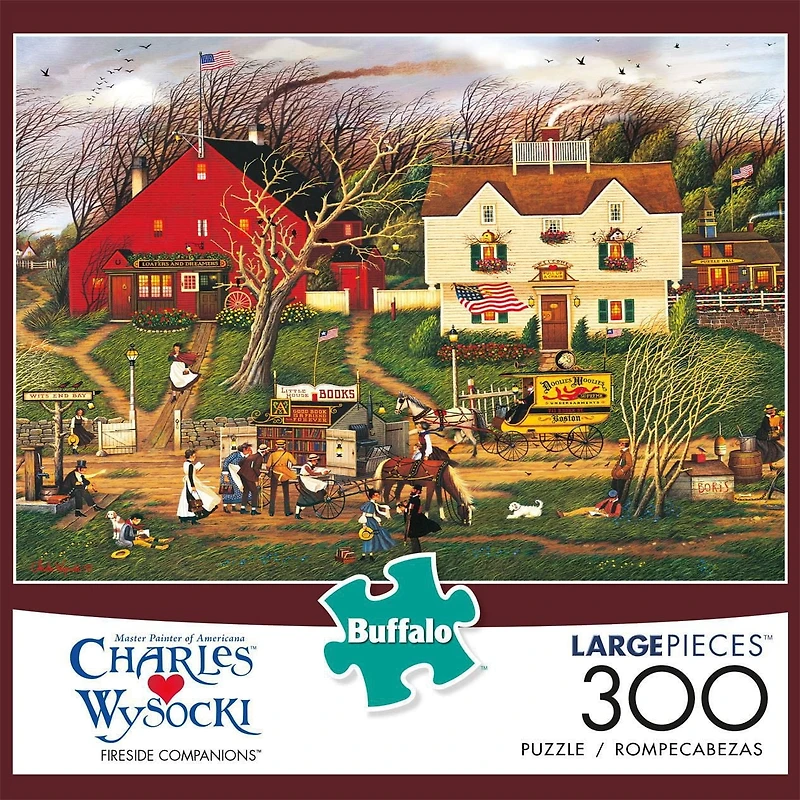 Buffalo Games - Charles Wysocki - Fireside Companions - 300 Piece Jigsaw Puzzle