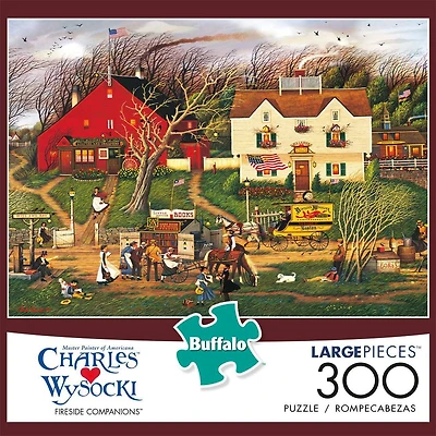 Buffalo Games - Charles Wysocki - Fireside Companions - 300 Piece Jigsaw Puzzle