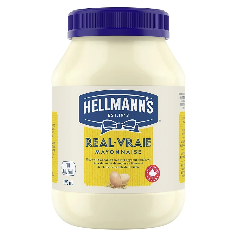 Hellmann's Real Mayonnaise, 890 mL Mayonnaise