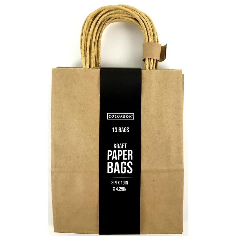 Grands sacs pour artisanat en papier kraft 13 Grand sac en papier kraft