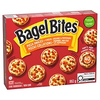 Bagel Bites Cheese, Sausage & Pepperoni Frozen Pizza Snacks, 40 ct Box, 882g