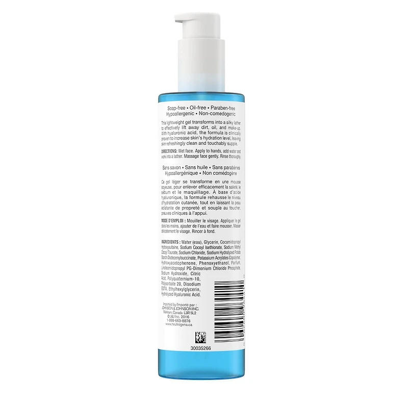 Neutrogena Hydro Boost Hydrating Facial Cleansing Gel with Hyaluronic Acid
