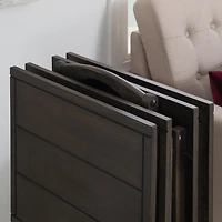 Salazar Tray Tables, Grey