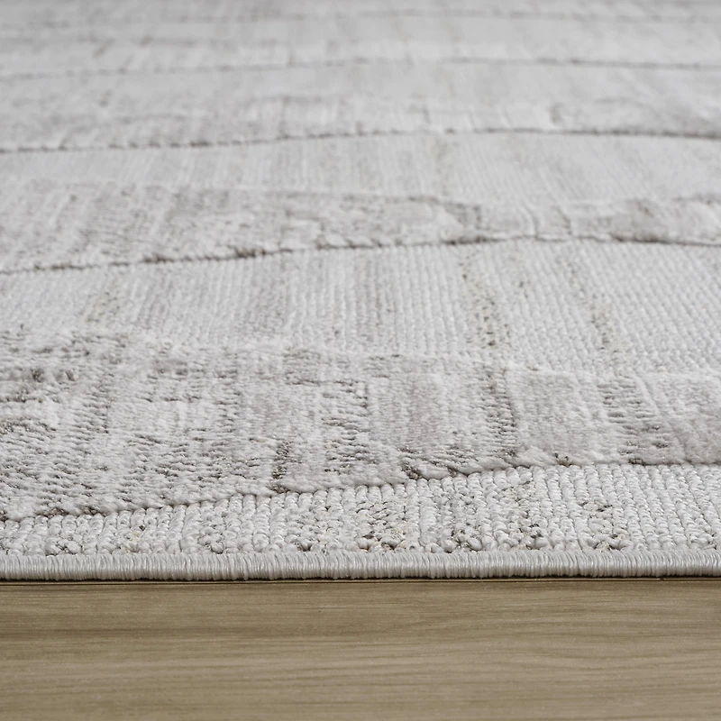 Rug Branch Astra Modern Indoor Area Rug, Grey , Abstract - Living Room, Bedroom, Dining Room, and Kitchen