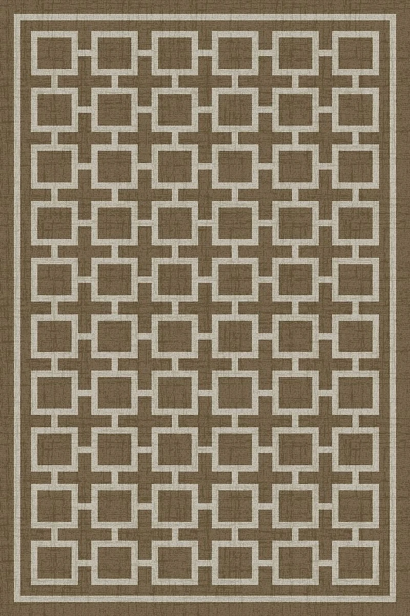 4' x 6' Tapis à motifs décoratifs Havane