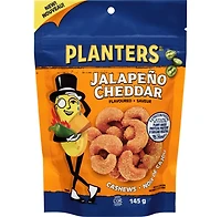 Planters Jalepeno Cheddar Cashews, Planters Jalepeno Cheddar Cashews