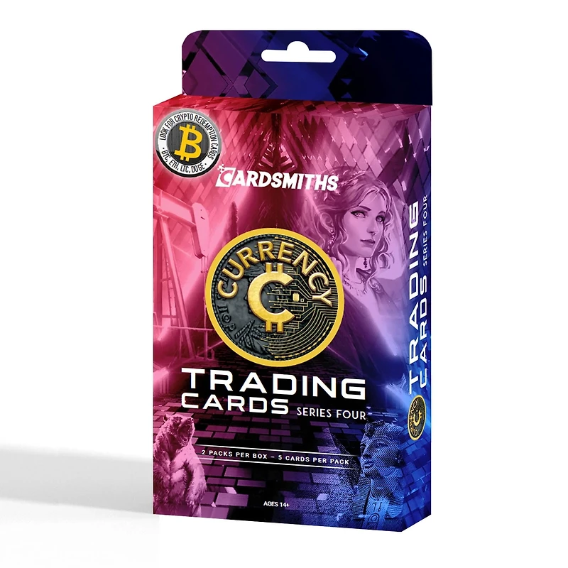 Cardsmiths Currency Series 4 Trading Card Set Collector Box paquet de 2