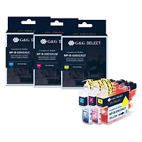 G&G Select Brother LC3013XL New Compatible  Cyan, Magenta & Yellow Ink Cartridge 3 pack