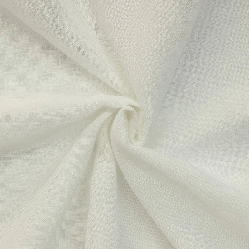 Loft Living Surrey filtrant la lumière Double Tetiere panneau de rideau 52 x 63 in Blanc