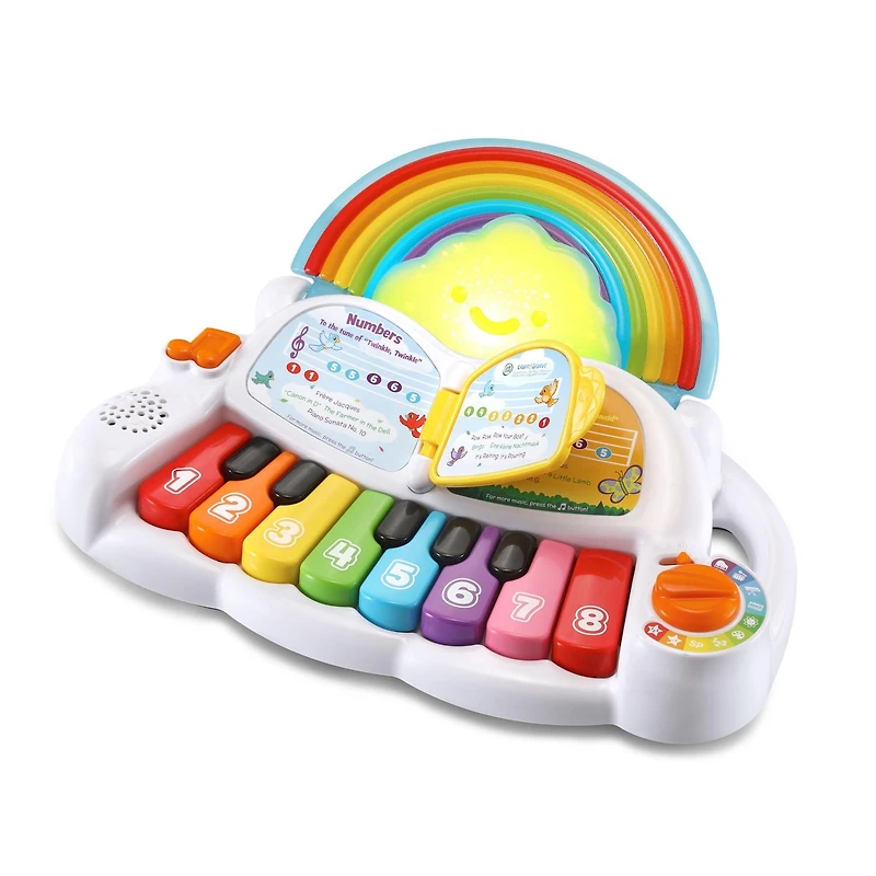 LeapFrog Learn & Groove Rainbow Lights Piano Musical Toy - English Version, 6+ Months