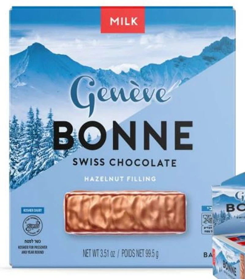 Geneve Barres de chocolat au lait Mini 3pk KPY 100g