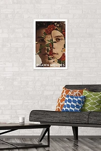 Shawn Mendes - Floral Wall Poster, 22.375" x 34"