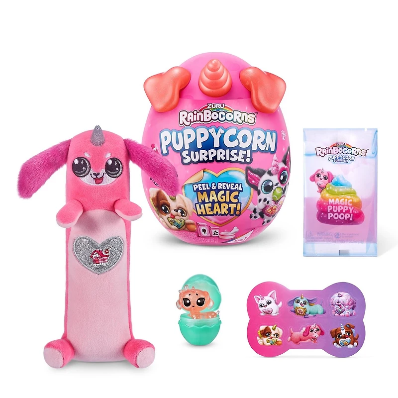 Rainbocorns Sparkle Heart Surprise, Puppycorn Series 2