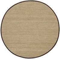 Safavieh Natural Fiber Maisy Border Area Rug, Natural / Grey, 8' X 10'