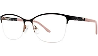 Cosmopolitan Tinsley Black/Brown Eyeglass Frame