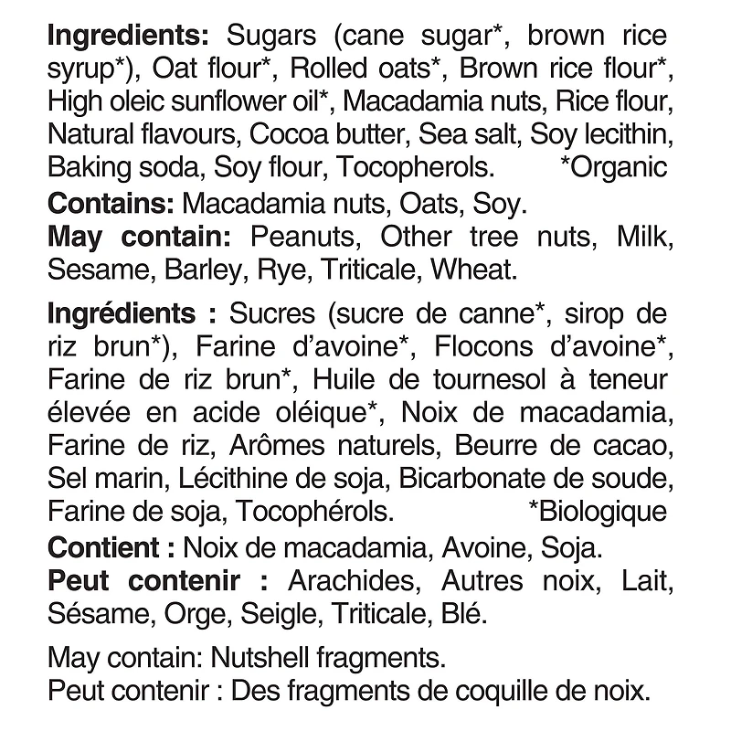 CLIF Thins White Chocolate Macadamia Nut 7CT CLIF Thins Chocolat blanc et noix de macadamia 7CT