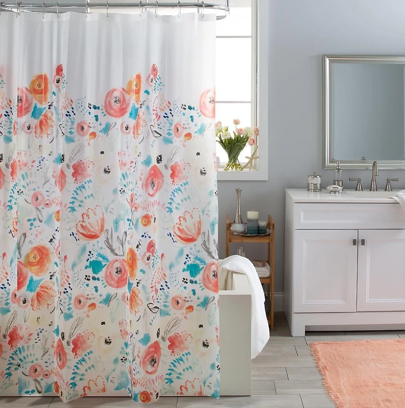 RIDEAU DE DOUCHE MODA MERION PEVA