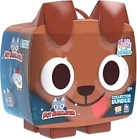 Pet Simulator - Chien brun mystérieux - Ensemble collector 8 articles, série 2 avec DLC.