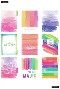 The Happy Planner Classic Shine Bright 18 Month Planner, July 2021 - December 2022, THP Shine Bright 18Mo Plnr