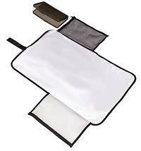 Jolly Jumper Change Eze Pad avec poignée de transport | Tapis à langer portable avec 2 poches zippées | Surface facile à nettoyer et attache pour poussette Surface d'essuyage facile
