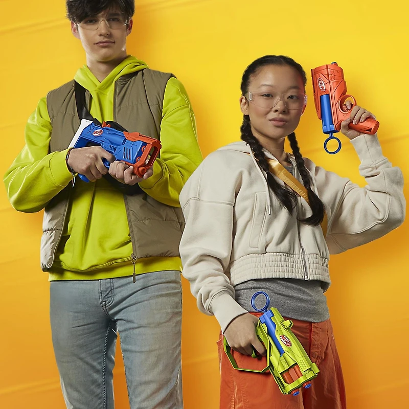 Nerf N Series Triple Action Pack, 3 Blasters, 12 Nerf N1 Darts Compatible Only with Nerf N Series Blasters, Ages 8 and up