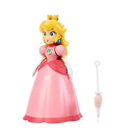 Figurine Super Mario de 4 pouces – Princesse Peach avec Parapluie comme accessoire
