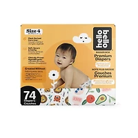 Hello Bello™ Diapers - Club Pack - Size N (0-10 lbs) - 96 ct., Ultra-Soft, Cloth-Like Feel, Inside and Out!