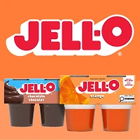 Goûters À La Gelée Réfrigéré À Saveur D'Orange, Paquet De 4 Coupes x 96g