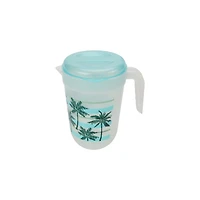 Mainstays Palm Polypropylene Pitcher Blue 3.69L