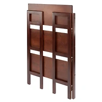Torino 3-PC Set Folding Bookcase w/ Fabric Basket