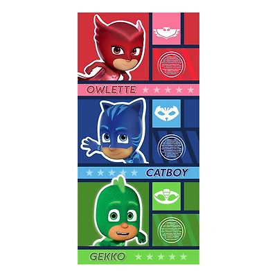 PJ Mask "Super Senses" Beach Towel