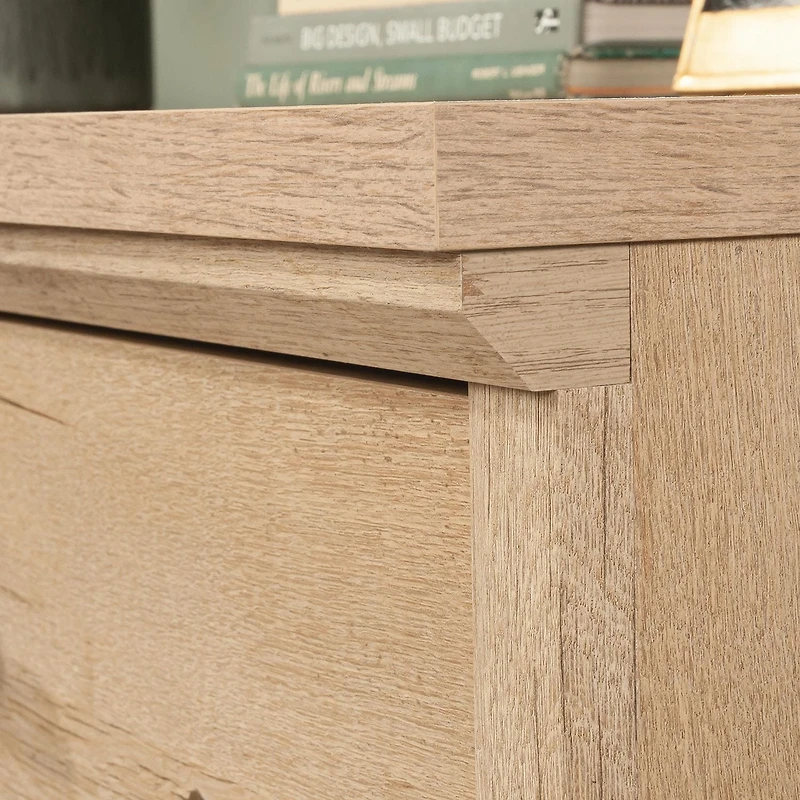 Sauder La Collection Aspen Post Commode 6 Tiroirs en Finition Prime Oak