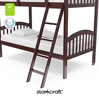 Storkcraft Long Horn Twin over Twin Bunk Bed